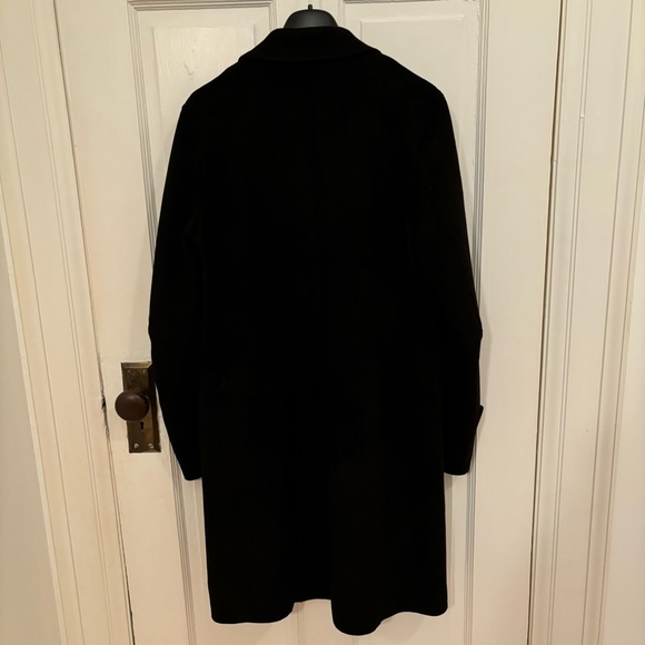 Zara black faux suede trench coat - Picture 3 of 6